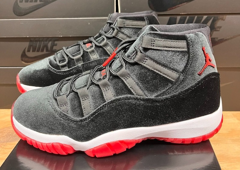 Der Air Jordan 11 Bred Velvet bringt edlen Samtlook ins Spiel